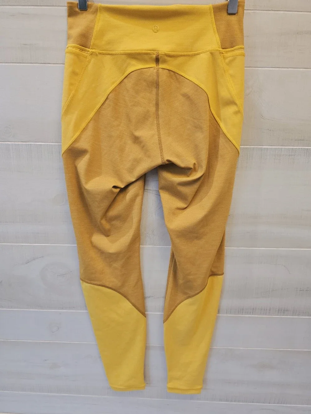 {8} Lululemon Early Extension Hi-Rise Tight Heathered Fools Gold & Honey Lemon - Picture 3 of 13